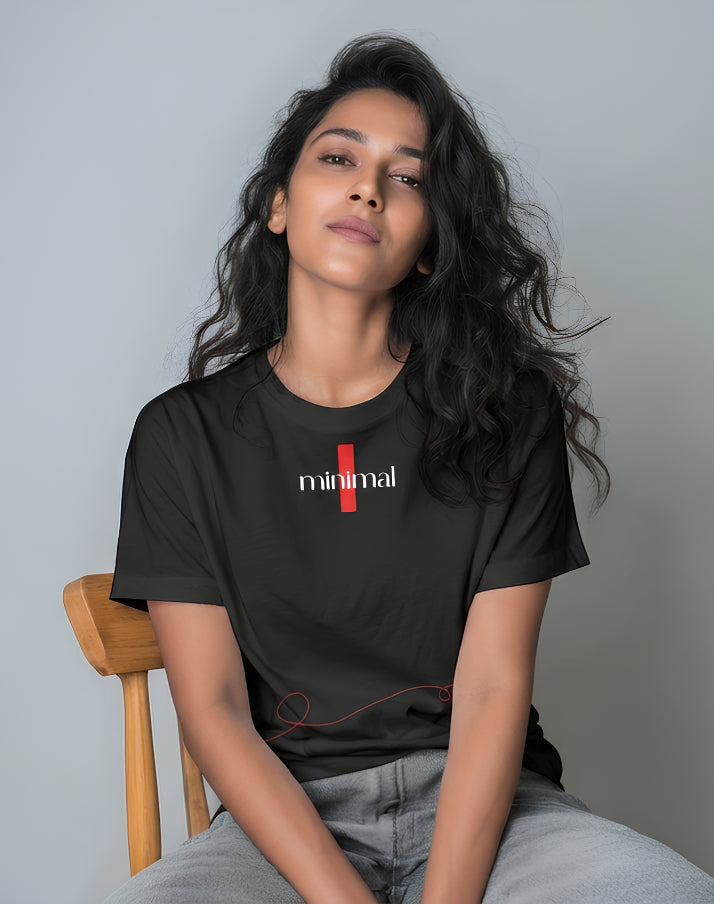 undesygn Blank Black T-Shirt | Subtle Signature Logo